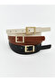 I Leather Look Women's Belt 3-Pack from Freezen Store