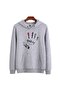 Unisex Gray Hooded Oversize Sweatshirt Comfortable Fit Cotton with Fleece Inside