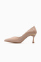 Women's stiletto heels 26y k145-26218 beige patent leather - 2