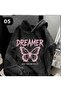 Unisex Anthracite Vintage Effect Washed 3 Thread Hooded Sweatshirt Relaxed Fit