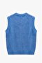 Blue Lana Buttoned Vest - 2