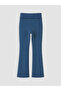 Seray New Season Petrol Girls' Spanish Leggings - 3