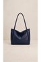 Noya Soft Model Zippered Women's Hand and Shoulder Bag Navy Blue - 3