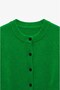 Dark Green Lana Buttoned Vest - 3