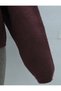 Polo Collar Zippered Pocket Detailed Knitwear Cardigan - Plum - 7