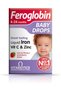 Feroglobin Baby Drops Natural Strawberry | Gentle Liquid Iron for Babies with Vitamin C & Zinc & From 4 Months to 24 Months | 30ml