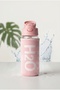 H2O Glass Flask with Straw and Case 500 ml Water Bottle, Sports Water Bottle