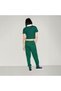 Woman's Green Polo Collar T-Shirt - 6