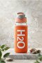 H2O Glass Flask with Straw and Case 500 ml Water Bottle, Sports Water Bottle