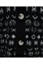 V-Neck Mixed Pattern Buttoned Knitwear Cardigan - Black - 6