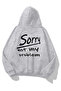 Unisex Sorry Not My Problem Sweatshirt Grimelanj - 3