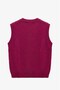 Plum Lana Buttoned Vest - 2
