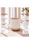 200ml Essential Oil Diffuser with Fabric Cover and Night Lamp, Ultrasonic Aroma Diffuser | Humidifie - 2