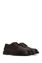 Men's Brown Lace-Up Leather Casual Shoes Wm770004Dv - 2