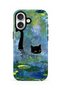 iPhone 17 Compatible - Camouflage Cat, Dual Layer, Glossy Surface Protective Case