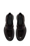 Men's Burgundy Thick Soled Leather Loafer Wm730006Da - 4