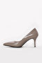 Genuine Leather Mink Women's Thin Heel Shoes 322Za1882 - 2
