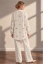Tie-Up Detail Jacquard Tunic 46522-1 - 4