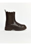 Özmarka New Season Brown Elastic Girls' Boots - 2