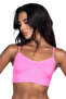 Neon Soft String Strap Bustier - Fuchsia - Klbn29489