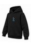 Manifest Open Curtain Printed Black Children's Hooded Sweatshirt - 3