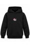 My Melody & Kuromi Paper Garden Printed Black Children's Hooded Sweatshirt - 2