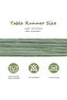 Cheesecloth Table Runner, 90*300cm Boho Tablecloth, Sheer Gauze Table Runner for Wedding Birthday Ba - 2