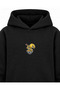 One Piece Sanji Noodle Master Printed Black Children's Hooded Sweatshirt - 4