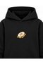 Huntr X Mira Ritim Zili Printed Black Kids' Hooded Sweatshirt - 4