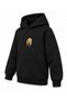 One Piece Bread Slice Printed Black Kids' Hooded Sweatshirt - 3