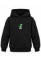 Peppa Pig Dinosaur Museum Printed Black Children's Hooded Sweatshirt - 2