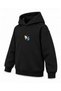 Peppa Pig Piggy Picnic Printed Black Children's Hooded Sweatshirt - 3