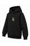 Twice Sound Terrarium Printed Black Kids' Hooded Sweatshirt - 3