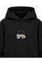 Haikyu Milk Box Break Printed Black Children's Hooded Sweatshirt - 4