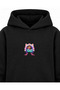 Gabby's Dollhouse Tunnel Curiosity Printed Black Children's Hooded Sweatshirt - 4