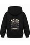 Bts Sound Machine Printed Black Kids' Hooded Sweatshirt