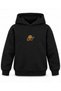 One Piece Zoro Pumpkin Cart Printed Black Children's Hooded Sweatshirt - 2