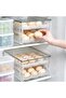 Ckjx Cvb Automatic Sliding Egg Storage Box, Refrigerator Organizer, Stackable Egg Holder, - 6