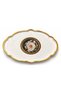 Set of 2 Large Gold Decorative Presentation Trays 48X38 / 36X27.5 cm – Thick Durable Plastic Tea Coffee Serving Tray – 5 Different Models - 6