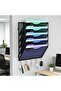 Gawerk 5-Tier Wall File Organizer Mesh Pocket Organizer with 5 Hooks, Hanging File Holder Wall Mount - 4