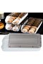 Egg Container for Refrigerator, Storage Box Drawer & Egg Holder, Stackable Smart Egg Container with Lid - 5