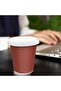 100pcs Disposable Paper Cup Covers, Coffee Tea Cup Covers Recycled Paper Drinking Cup Lids C - 3