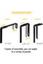 Hanging Organizer Cubicle File Holder - Wall Mount Storage, Office Cubical Accessories - 5