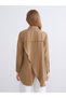 New Season Slit Detailed Women's Shirt Tunic - 5