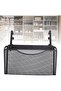 Hanging Desk Organizer,Adjustable Carbon Steel and PP Desk Side Storage Organizer for Office (Black) - 2