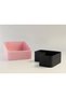 3D-Printed Pistachio Bowl - Dual-Compartment Shell Separator Serving Bowl - Pink and Black BX - 2