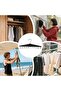 Belt Hanger for Wardrobe 22 Hook Wooden Non-Slip Tie Rack Storage - 4