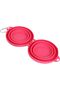 Dog Food and Water Bowl Silicone Dishwasher Safe Foldable Containers