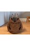 3D Printed Hooded Sweatshirt Pen Holder - Desktop Organizer - Brown