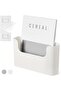 Self-Adhesive Storage Box, No Drilling Wall Mount Storage Organizer Box, Mails Magazines Organizer,